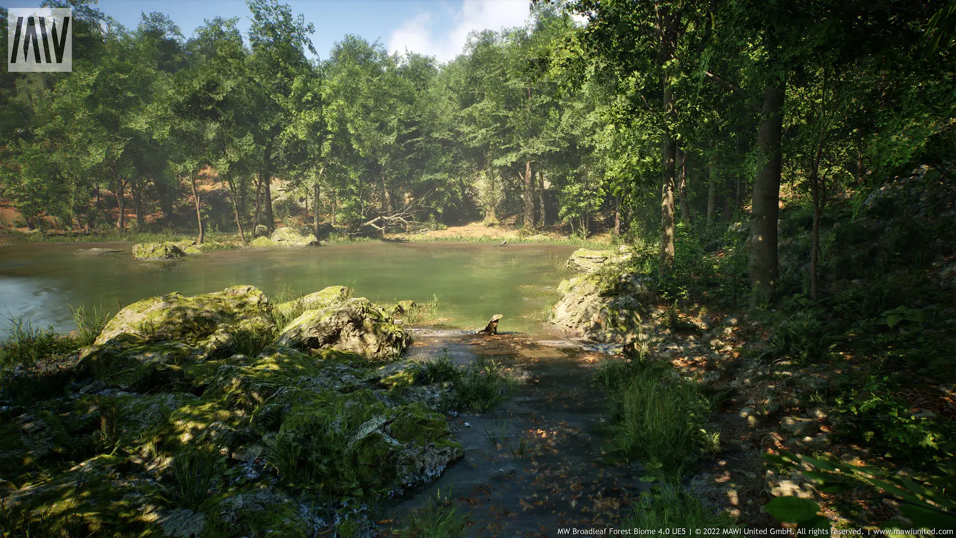 【UE4/5】阔叶树森林生物群落 MW Broadleaf Trees Forest Biome