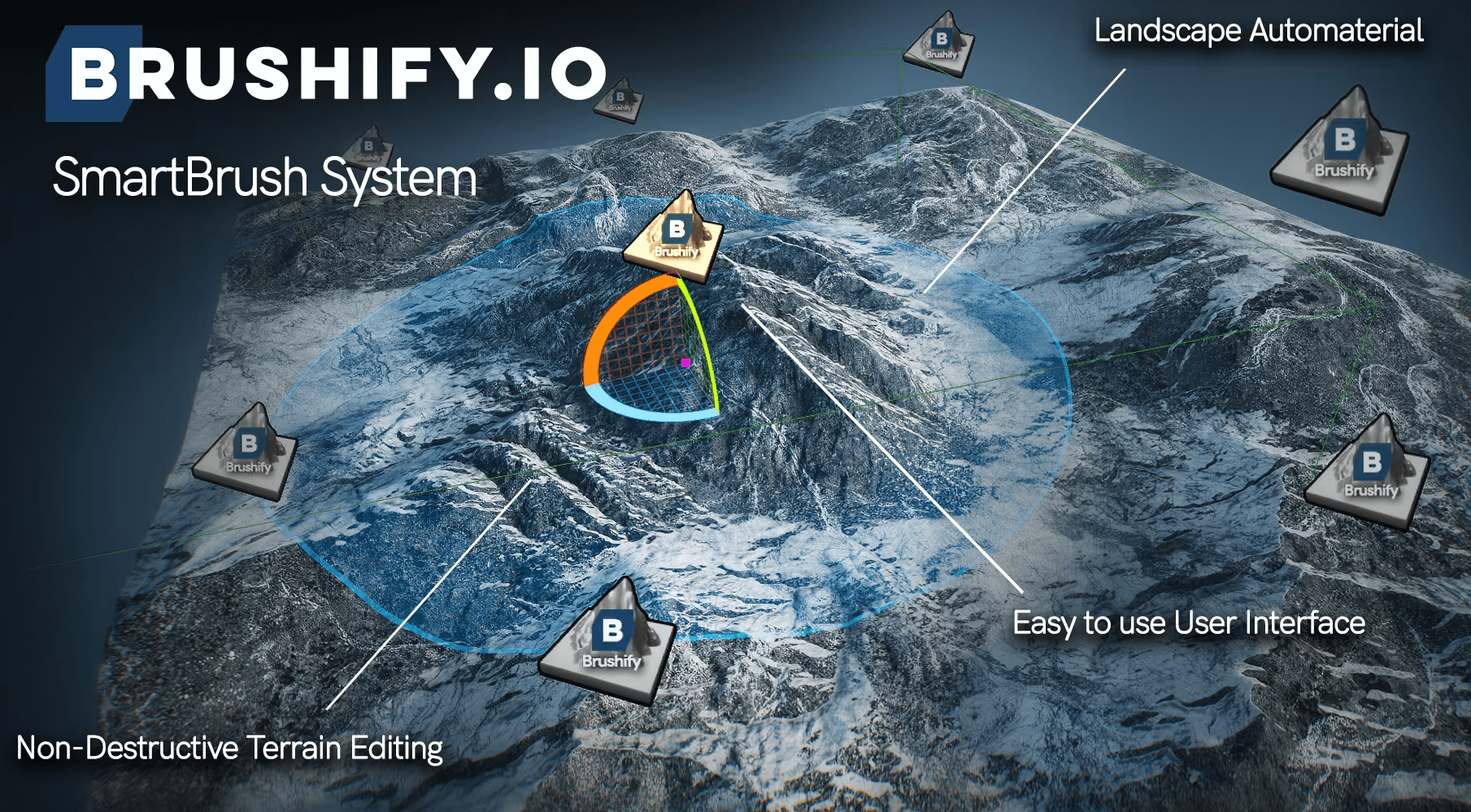 【UE5】智能笔刷地形景观系统-Brushify – SmartBrush System