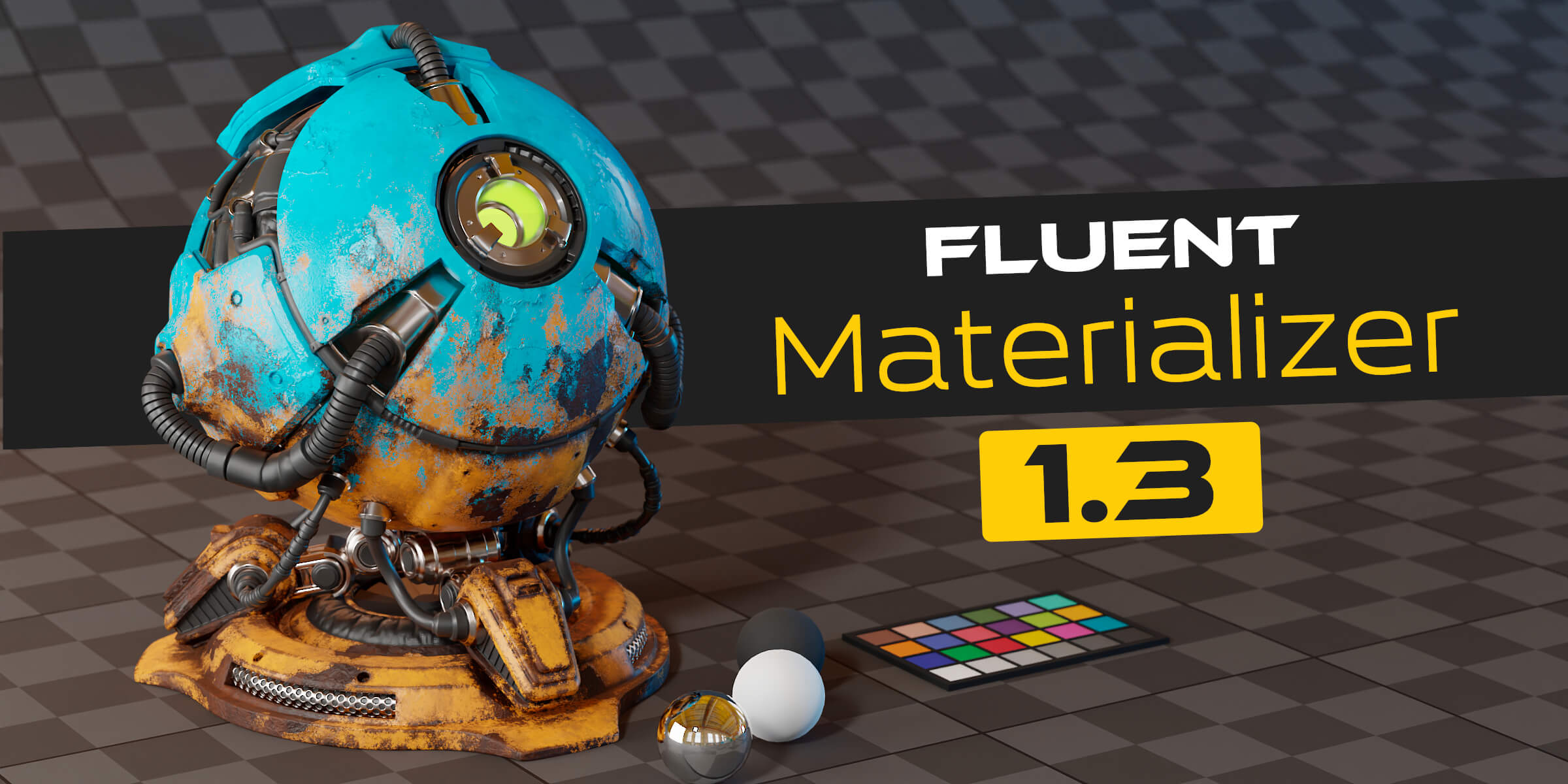 Blender插件-材质制作插件 – Fluent Materializer v1.4.1 for blender4.0