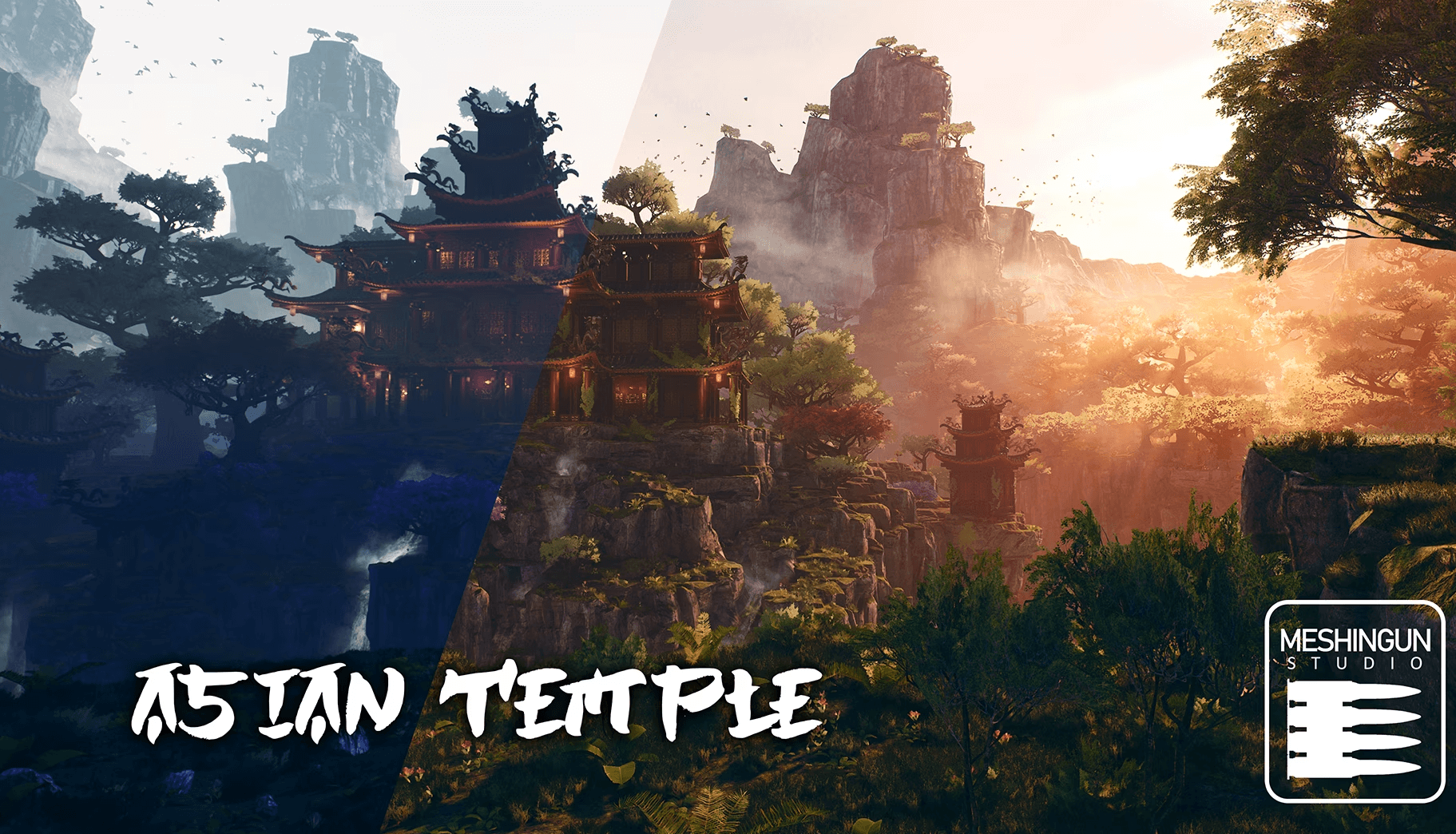 【UE4/5】亚洲寺庙包-Asian Temple Pack