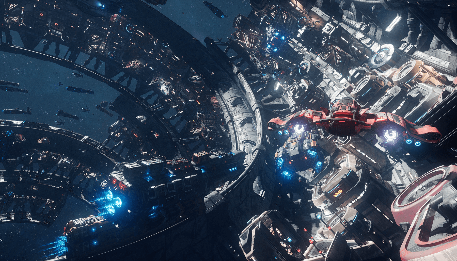 【UE4/5】宇宙太空空间站和飞船 – Space Frontier Stations & Ships