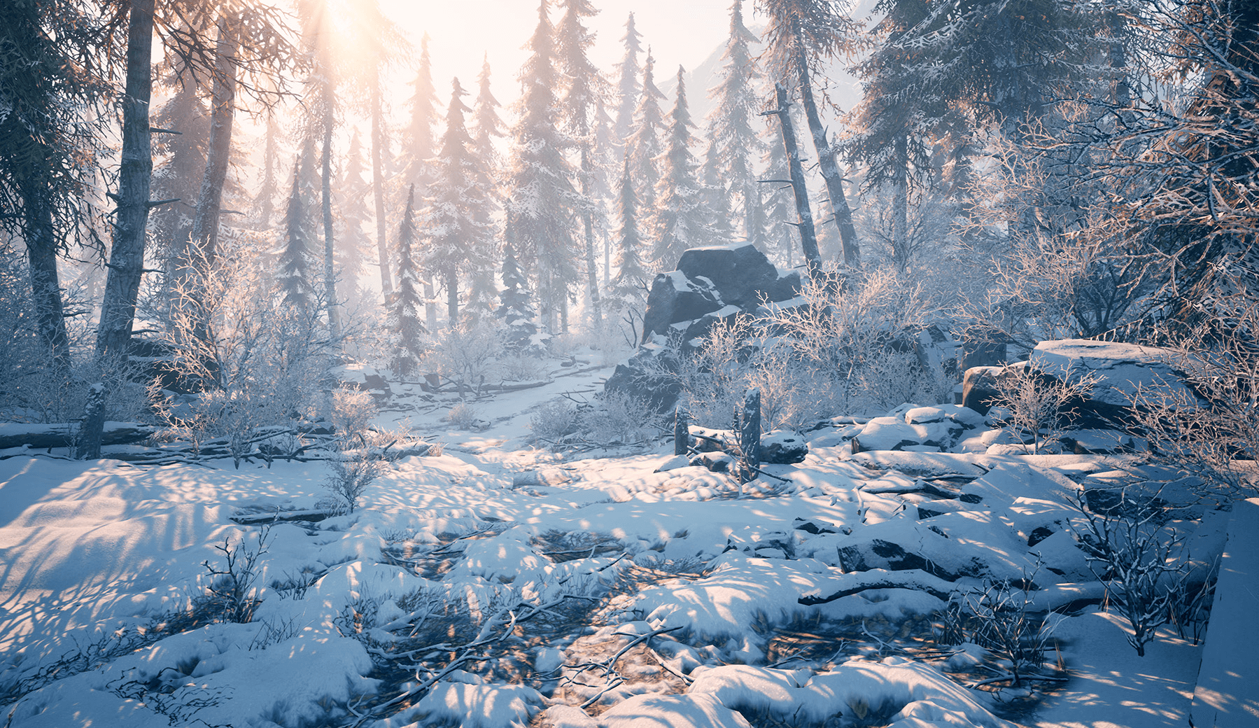 【UE5】冬季环境自然套装 – Winter Environment – Nature Pack