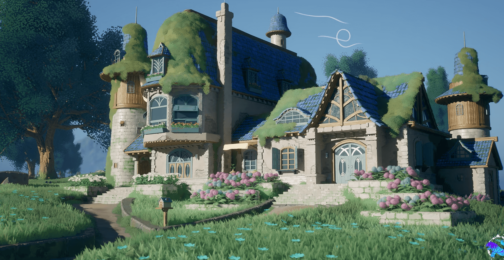 【UE5】山坡上的城堡-Stylized Azure Hillside
