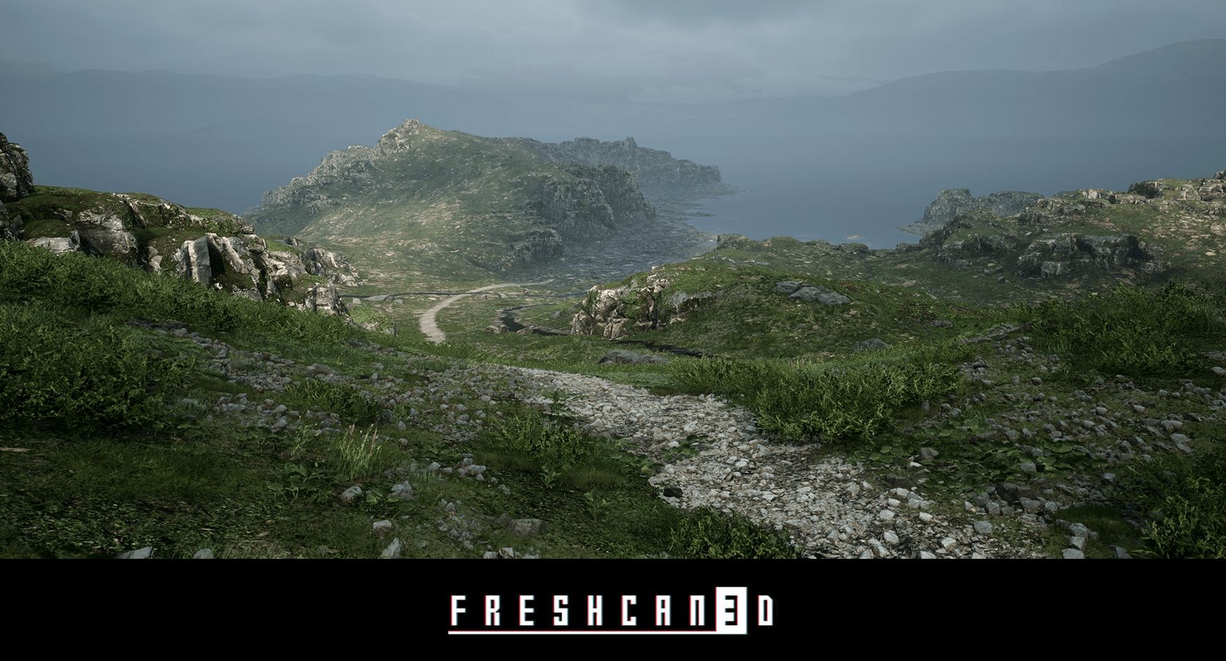 【UE4/5】超写实北部岛屿场景环境 4×4公里 – Northern Island Pack 4×4 km