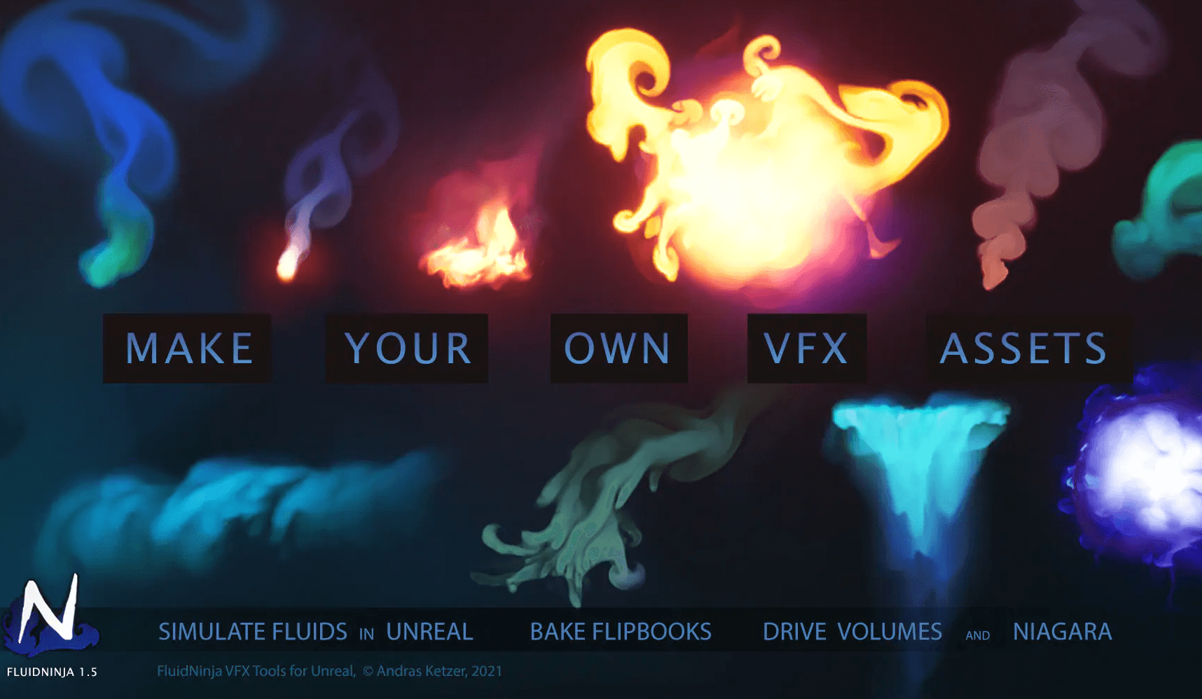 【UE4/5】流体特效制作工具-FluidNinja VFX Tools v1.71