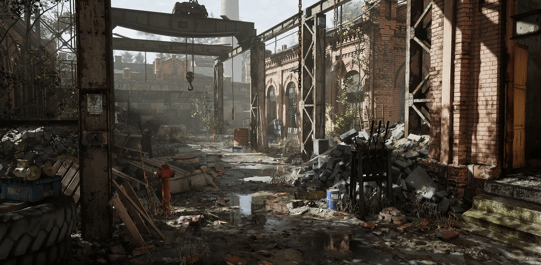 【UE4/5】工业废弃建筑 – [SCANS] Industrial Abandoned Buildings – Modular Environment