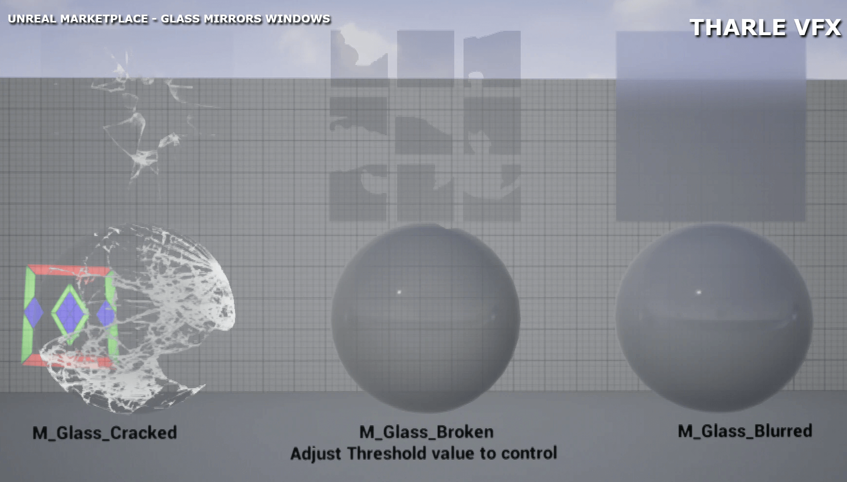 【UE4/5】玻璃镜子窗户-Glass Mirrors Windows