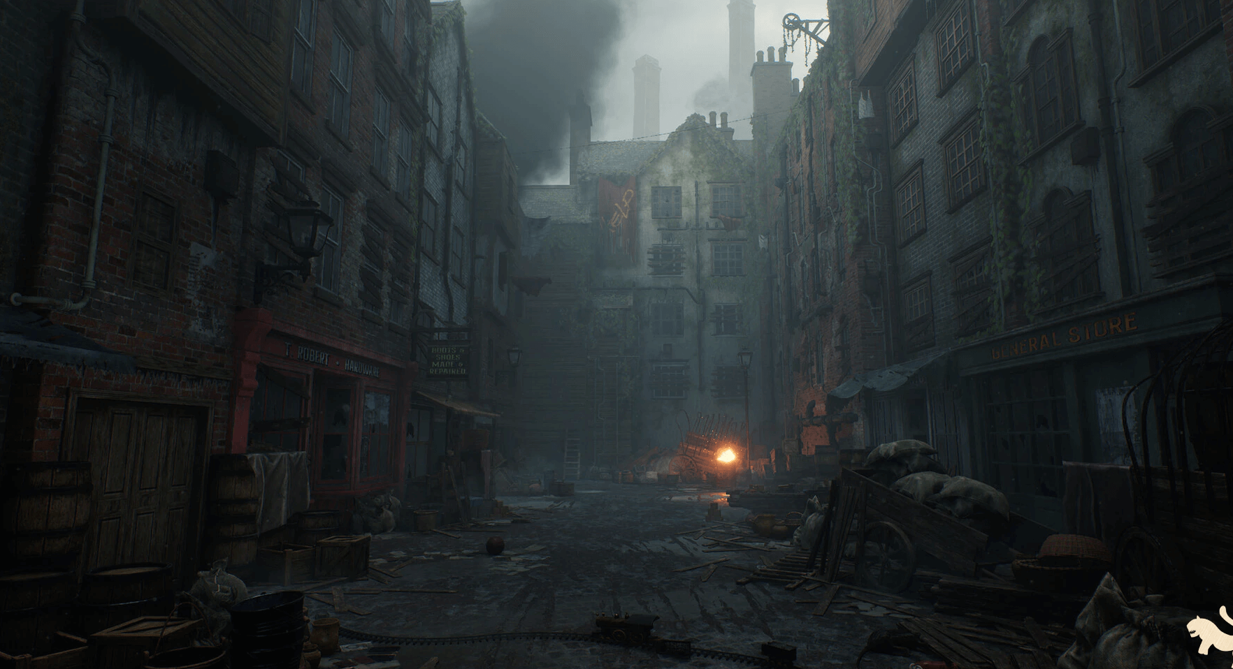 【UE4/5】维多利亚时代的腐朽小巷 – Victorian Decayed Alley Environment
