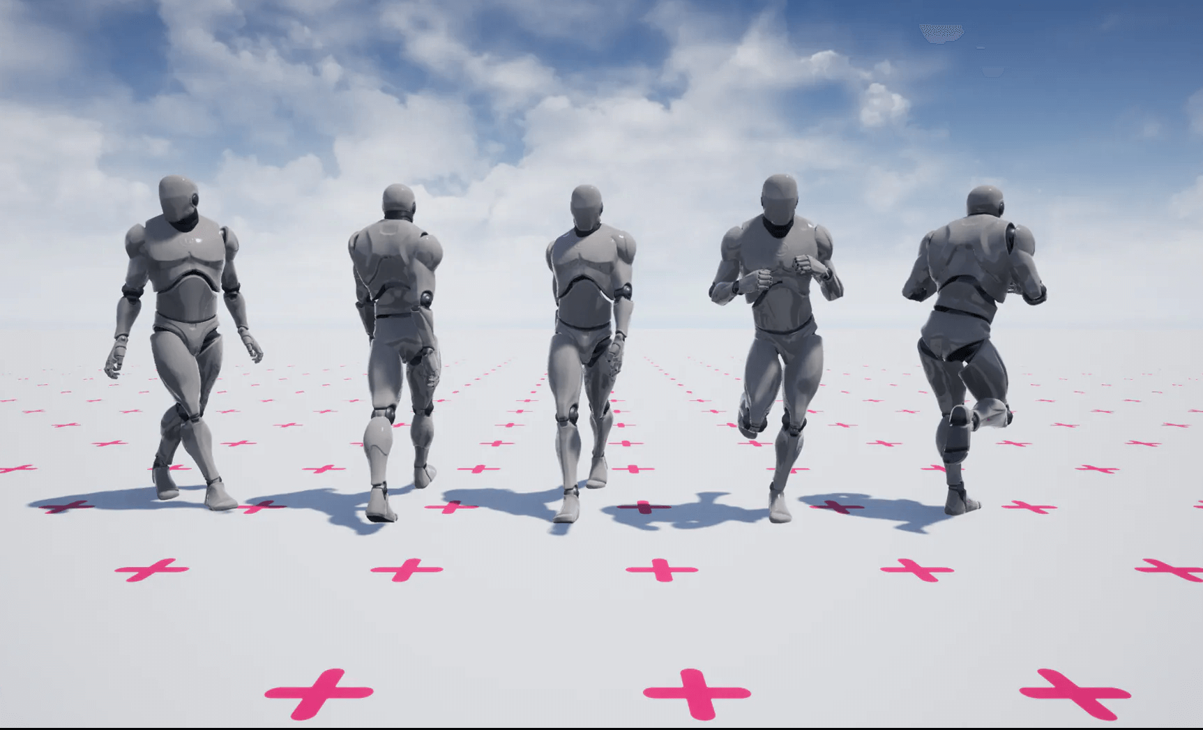 【UE4/5】女性运动动画-Female Movement Animset (basic)