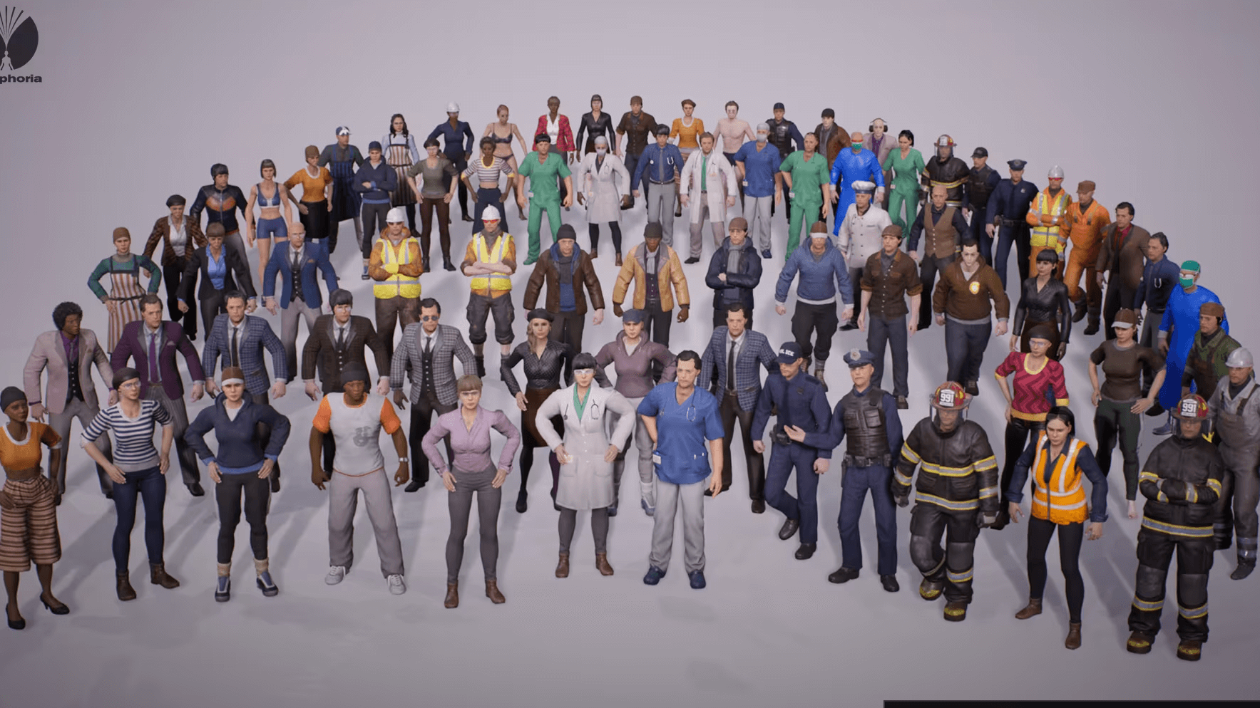 【UE4/5】城市人物角色-Citizen NPC