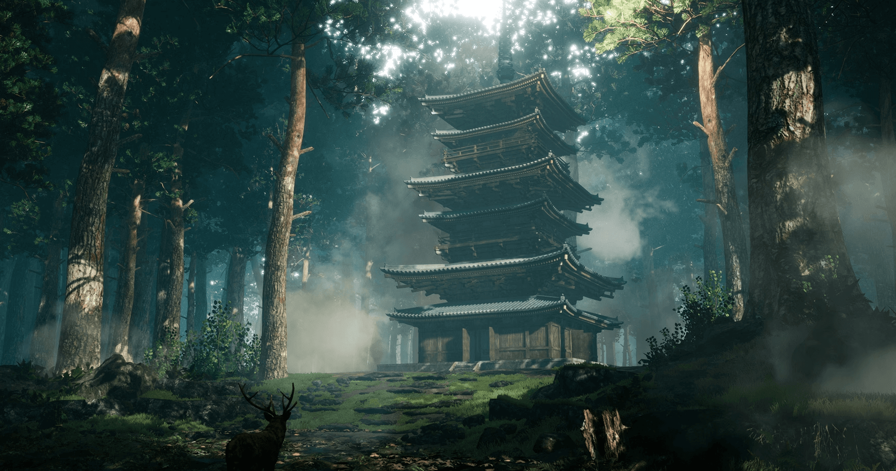 【UE4/5】日本模块化寺庙塔 – Japanese Modular Pagoda