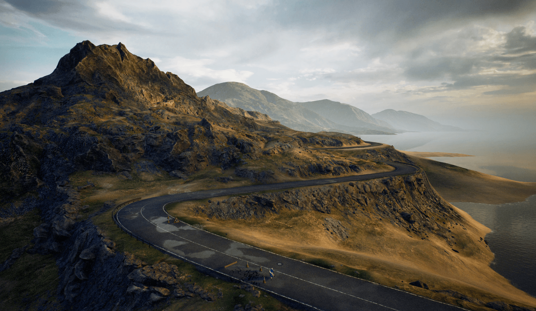 【UE4/5】乡村道路包 – Brushify – Country Roads Pack