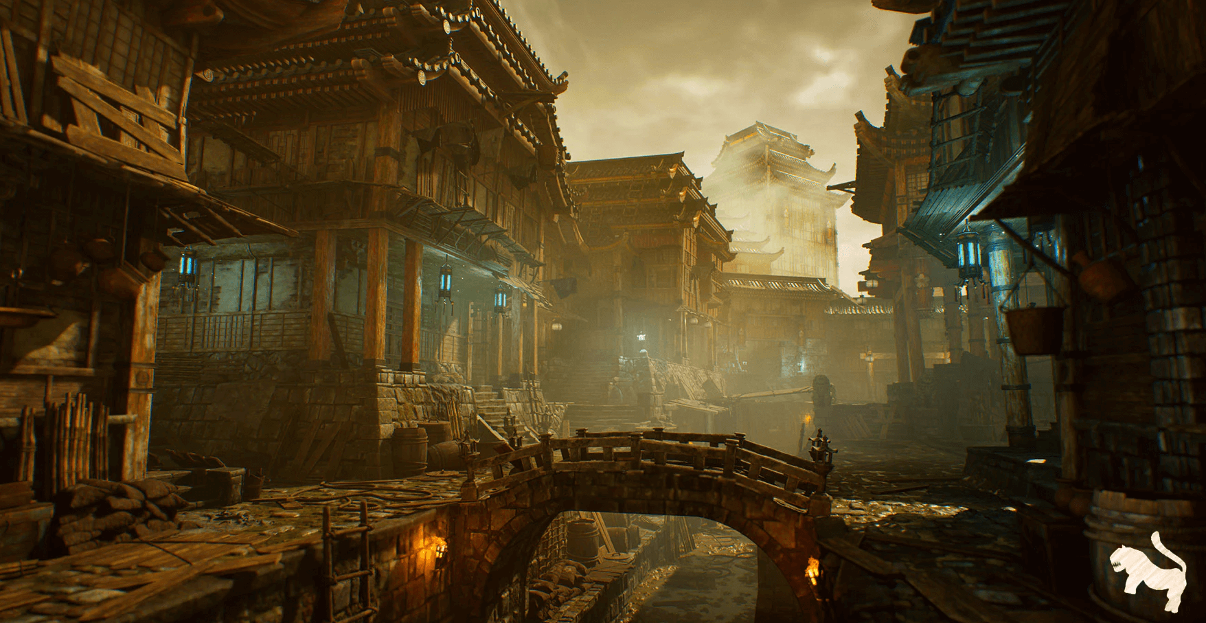 【UE4/5】亚洲古代小镇运河场景-Asian Canal Environment