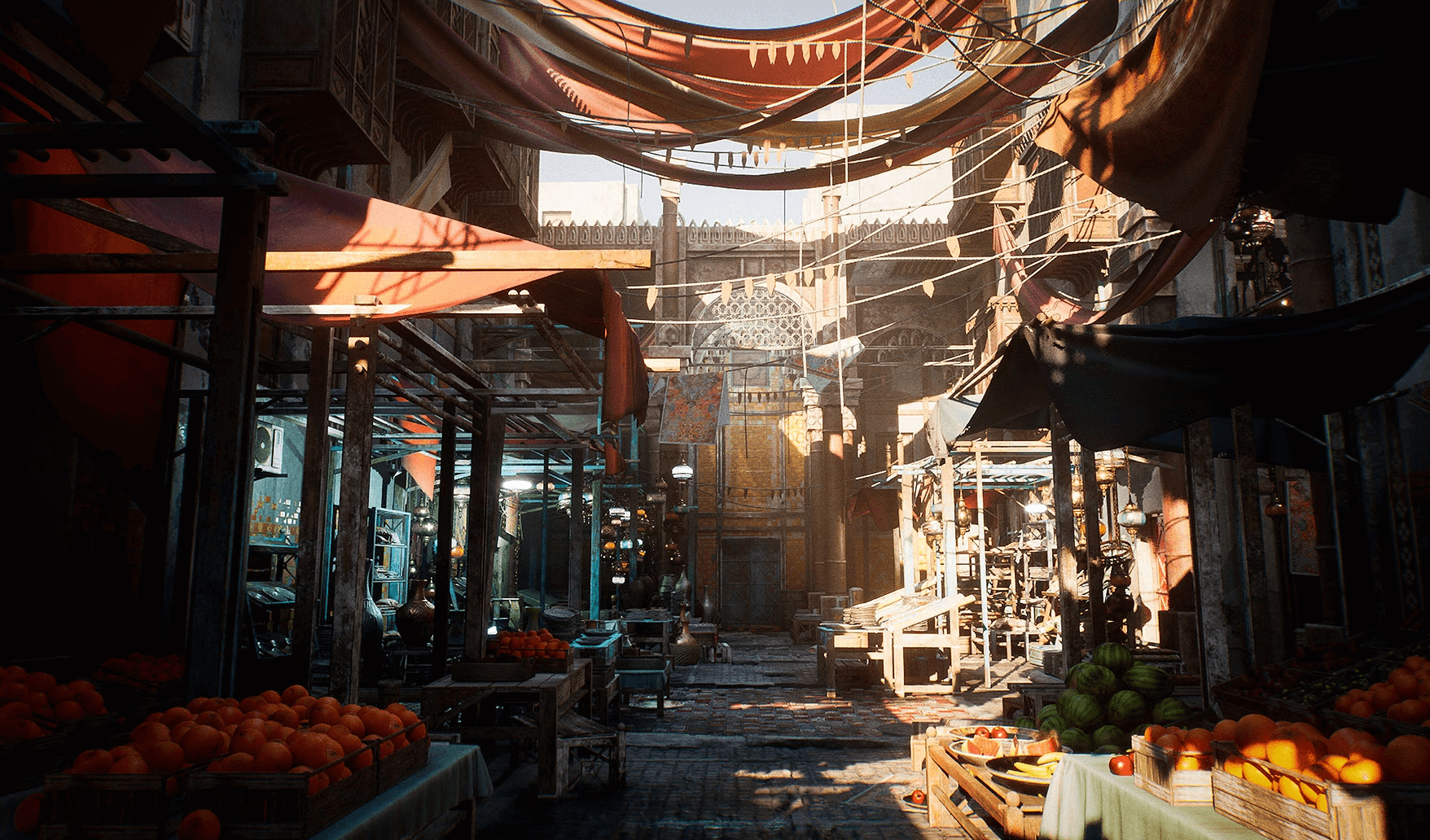 【UE5】市场街环境套件 – Market Street Environment Kit