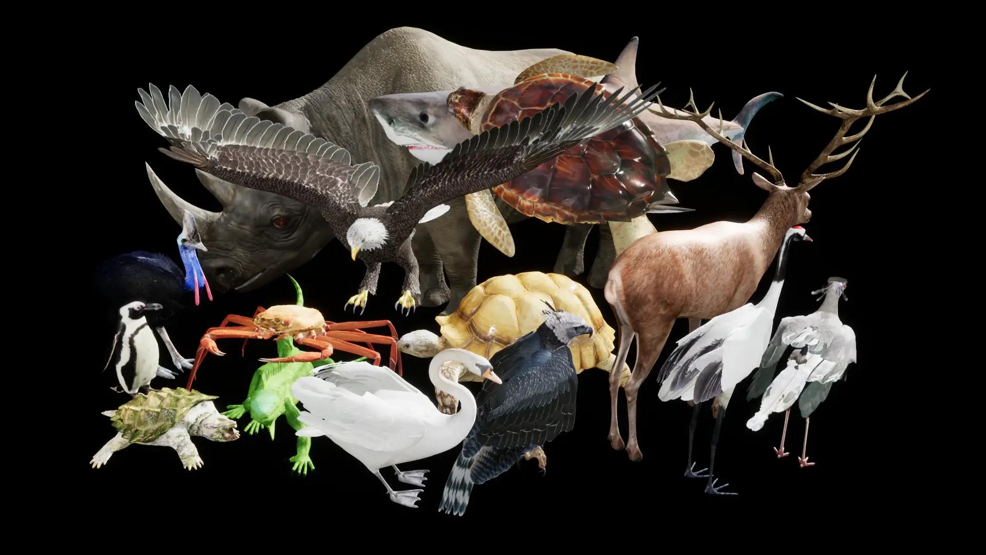 【UE4/5】完整动物包-Complete Animals Pack