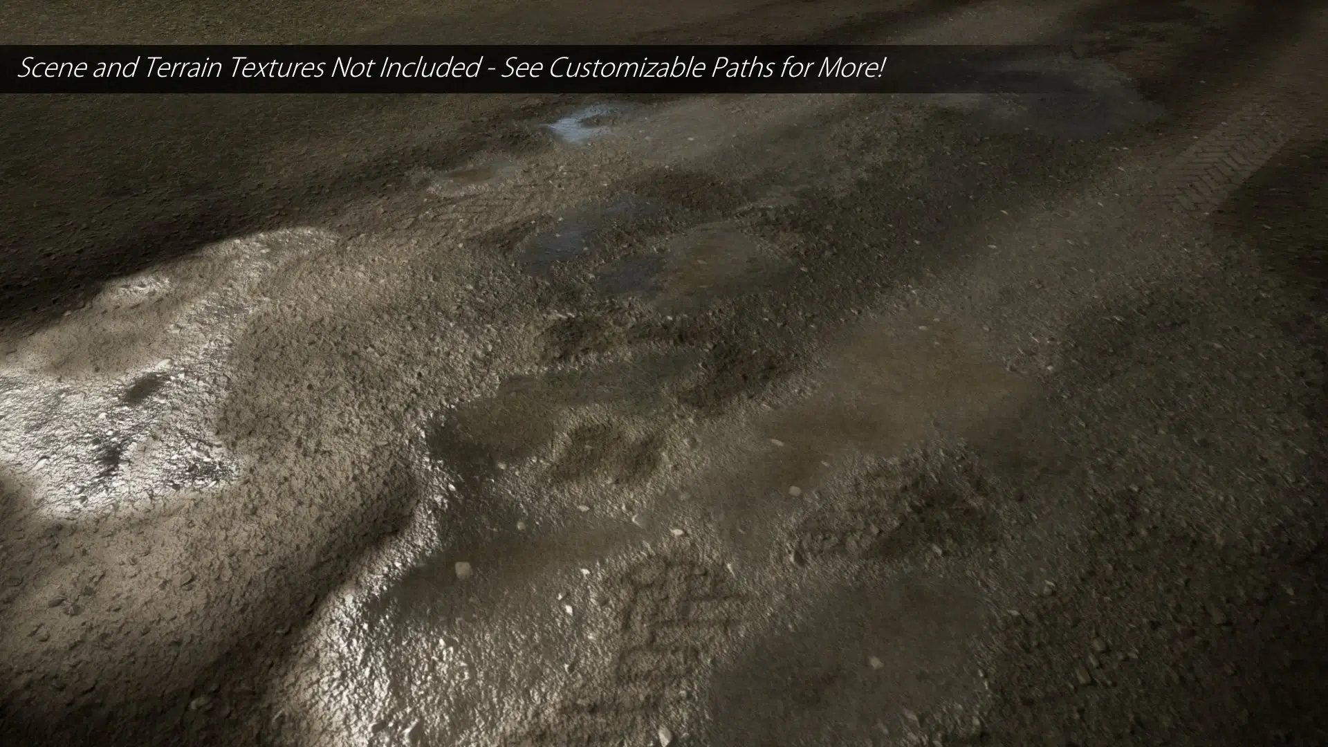 【UE4/5】可定制的水坑贴花-Customizable Puddles