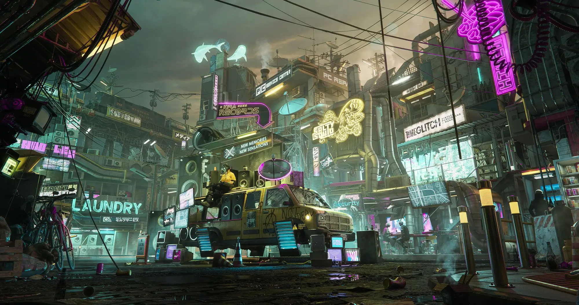 【Kitbash3d】赛博街区-Cyber District