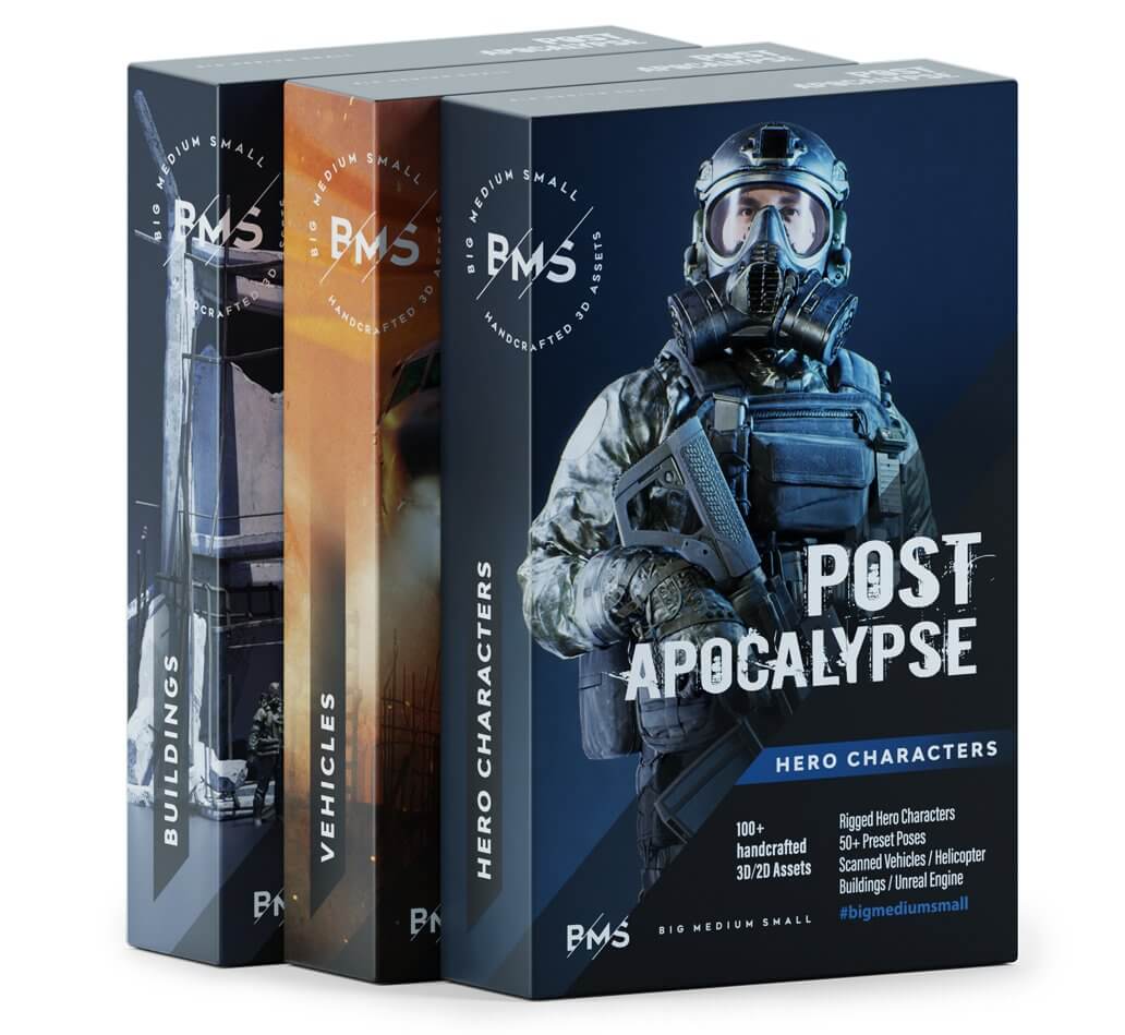 【模型资产】末日天启系列捆绑包 – Apocalypse collection