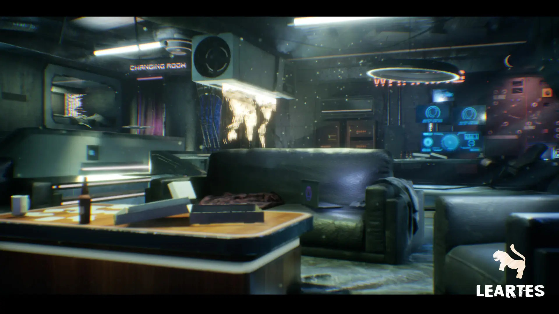 【UE4/5】赛博朋克科幻公寓室内环境-CyberPunk  Sci – Fi Apartment Interior Environment Kitbash