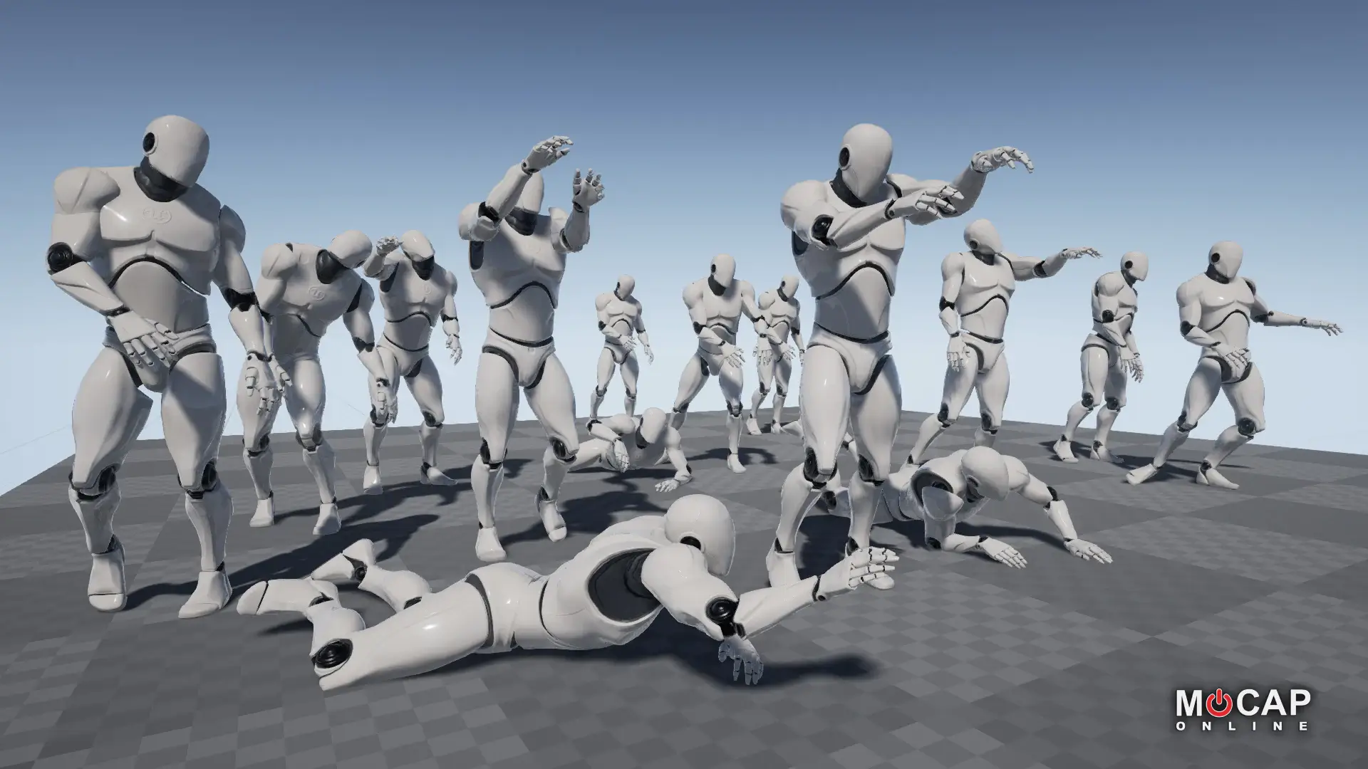 【UE4/5】丧尸动作动画-Zombie Starter – MoCap Pack