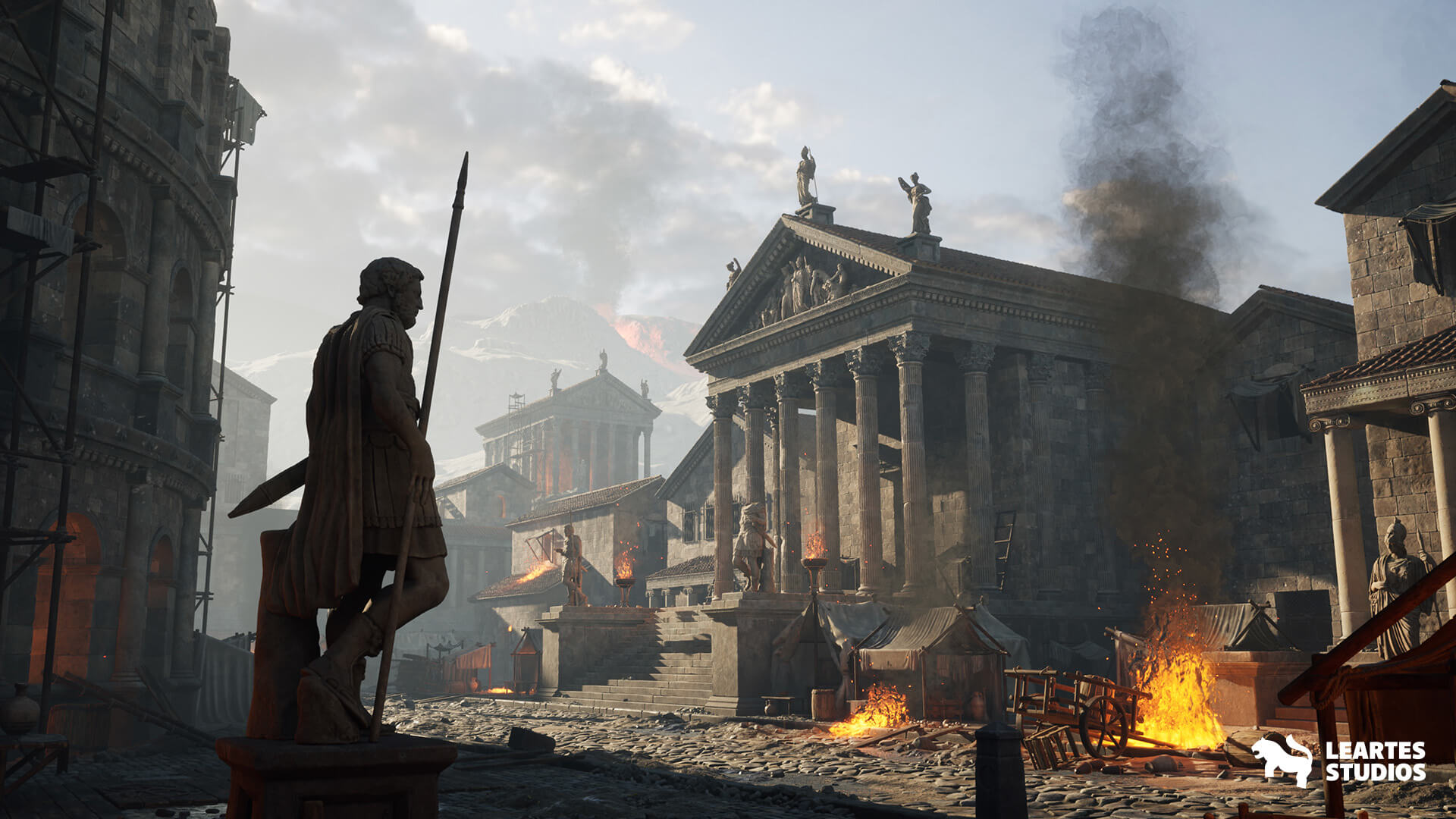 【UE5】罗马火山神庙 – Roman Volcanic Temple
