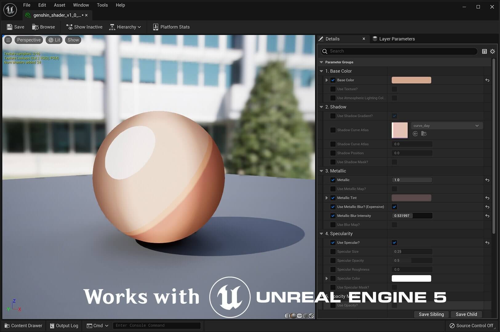 【UE4/5】原神风卡通着色器-Genshin Impact Character Shader