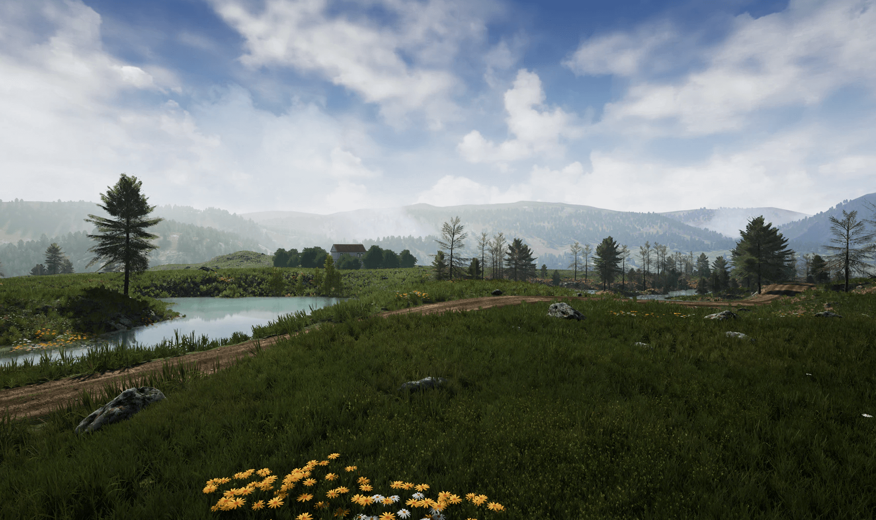 【UE4/5】乡村石松林 – Stone Pine Forest