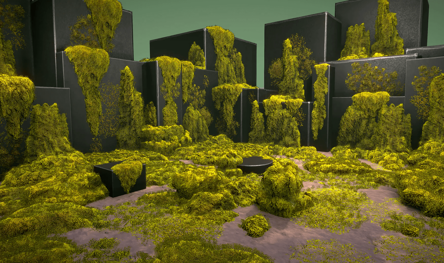 【UE4/5】青苔苔藓-Mossy piles