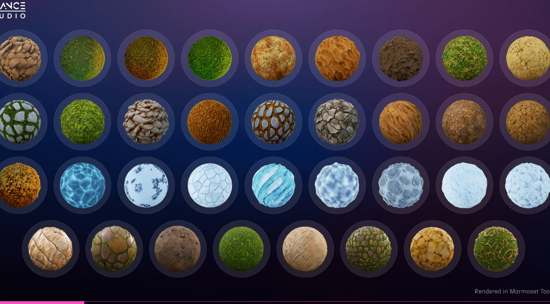 【UE4/5】250个风格化材质包 – Stylized 250 Materials Bundle