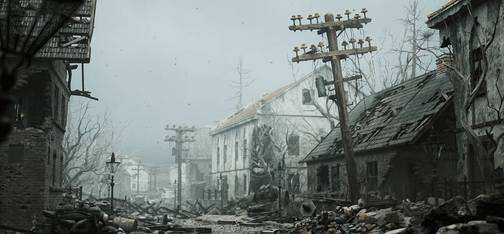 【UE4/5】二战战区环境超级包 （ 被破坏的建筑物  道具 ） – WW2 Warzone Environment Megapack