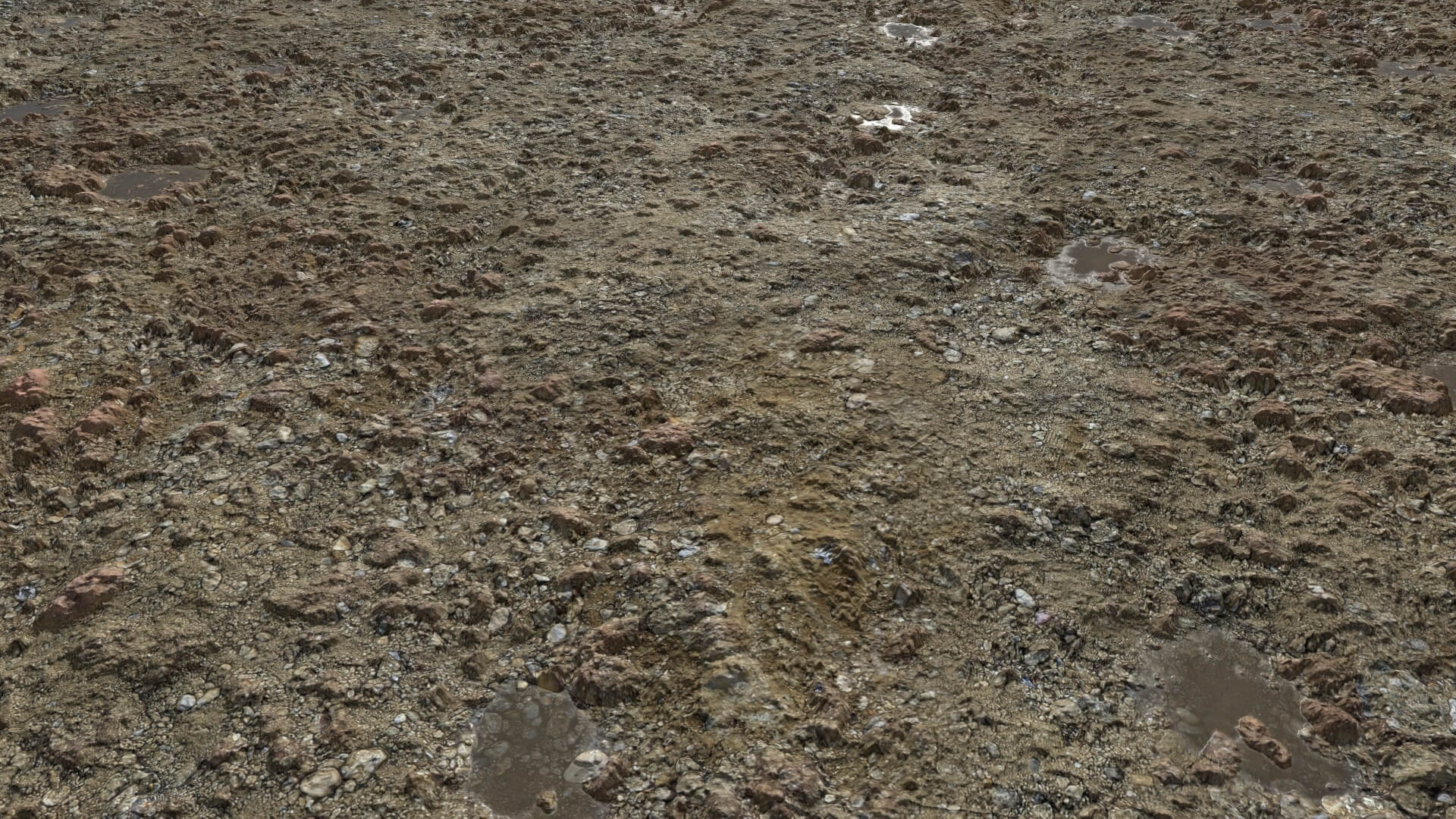 【UE4/5】泥土地形混合材质包 2-Dirt Terrain Pack 2