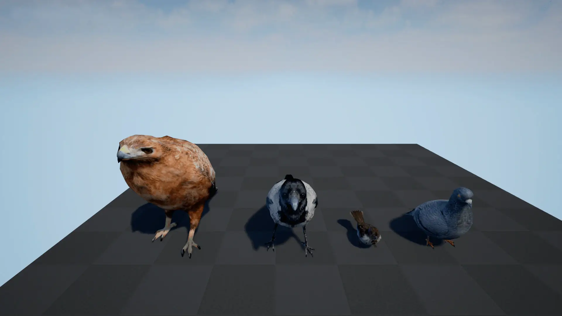【UE4/5】老鹰和鸽子-Bird Band