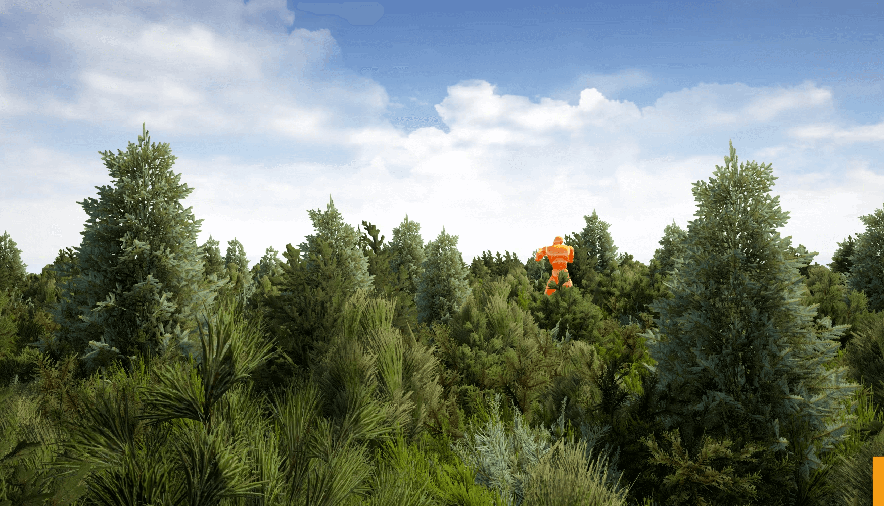 【UE4/5】松树丛林-Yughues Pine Bushes