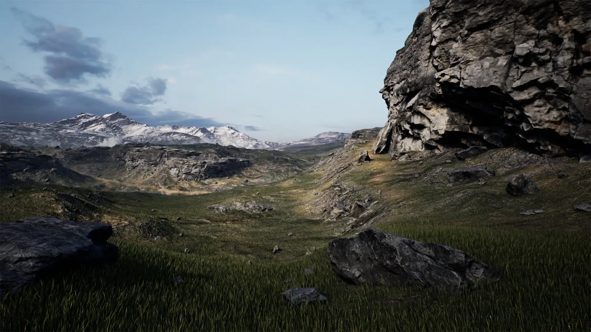 【UE4/5】悬崖包 – Brushify – Cliffs Pack