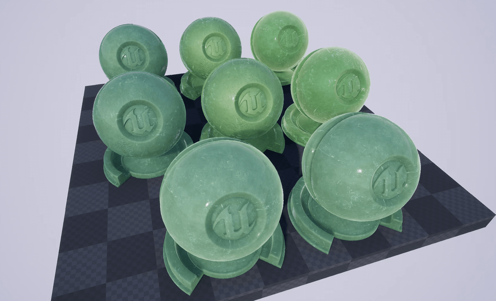 【UE4/5】玉石与大理石材质包-Jade and Marble Material Pack