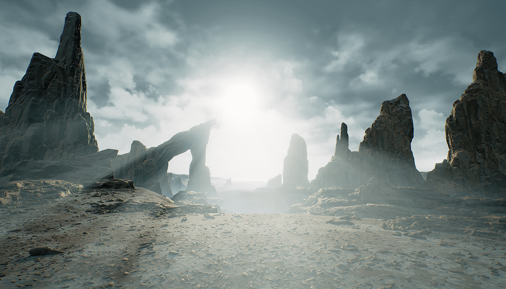 【UE4/5】荒地岩石包 – Wasteland Rocks Pack