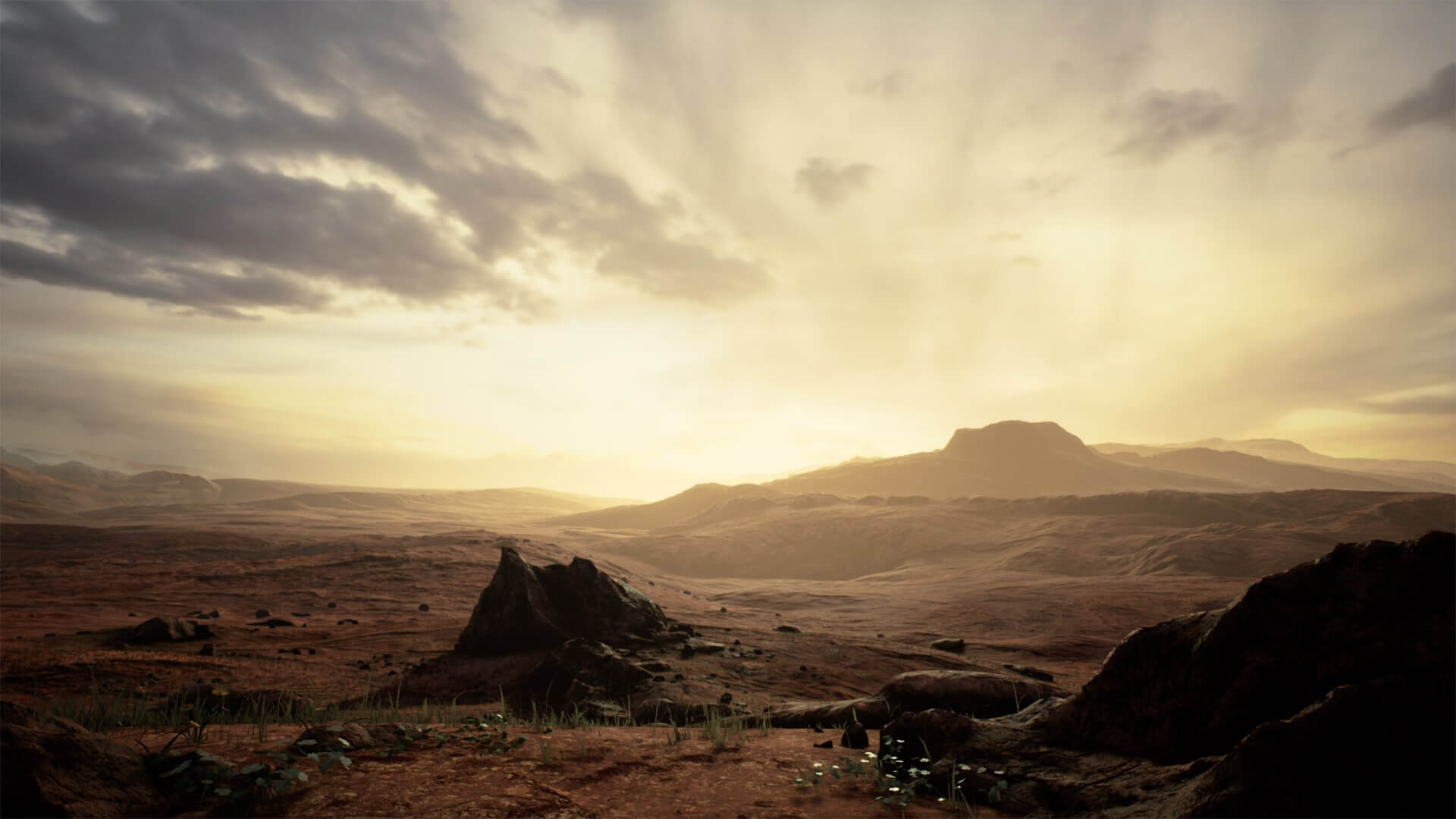 【UE4/5】沙漠山脉套装 – Brushify Desert Mountains Pack