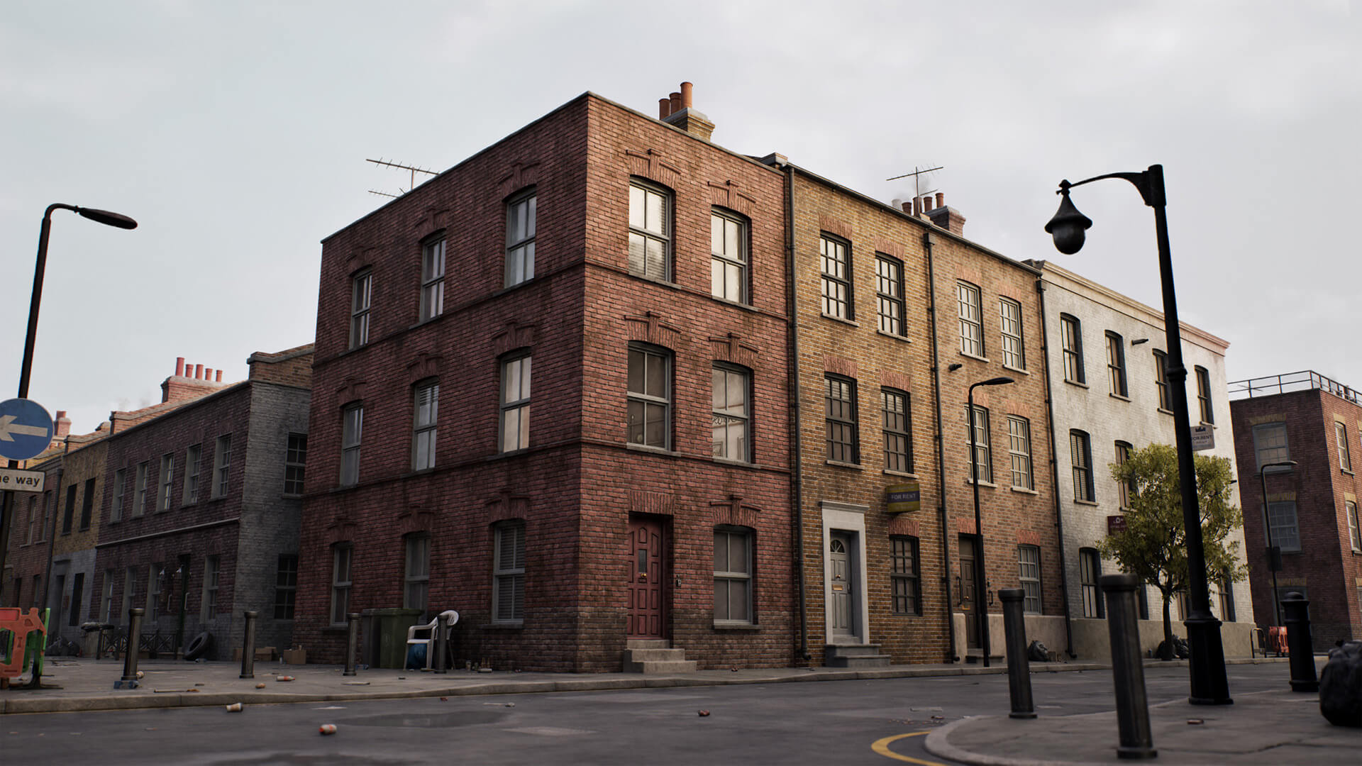 【UE5】英国城市包 – British City Pack