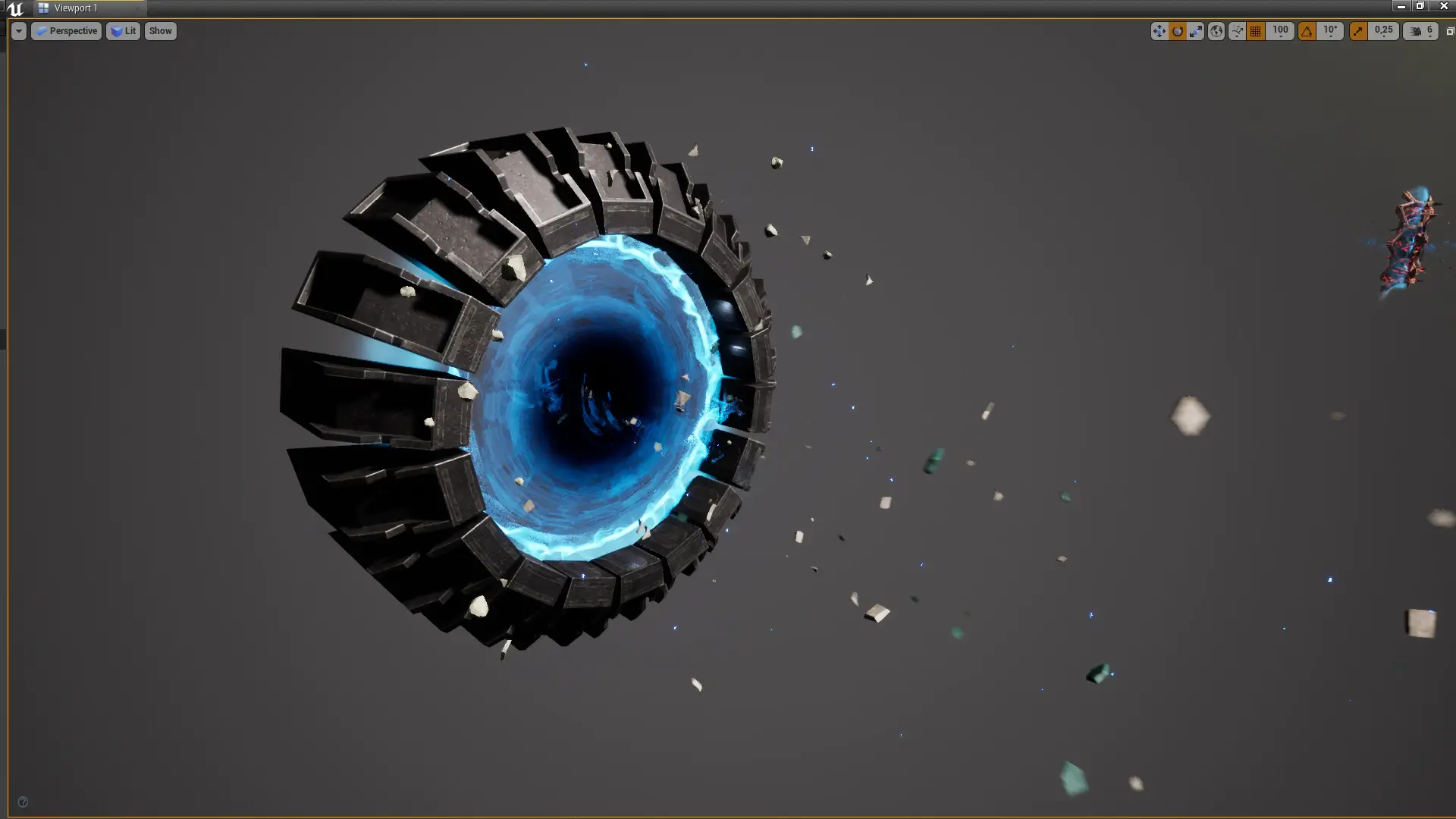 【UE4/5】传送门特效蓝图 – Portal Pack  Teleport Blueprint  VFX