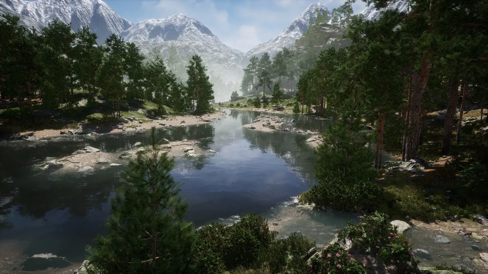【UE4/5】山环境套装 – Mountain – Environment Set