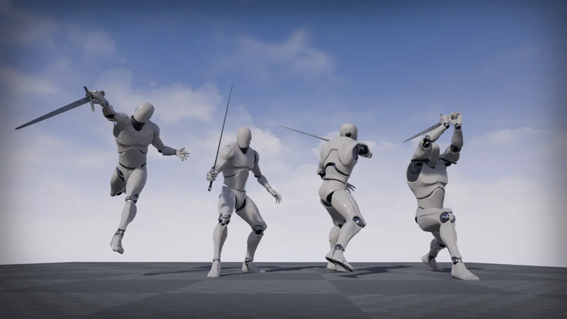 【UE4/5】单手剑角色动画-Sword Animset Pro