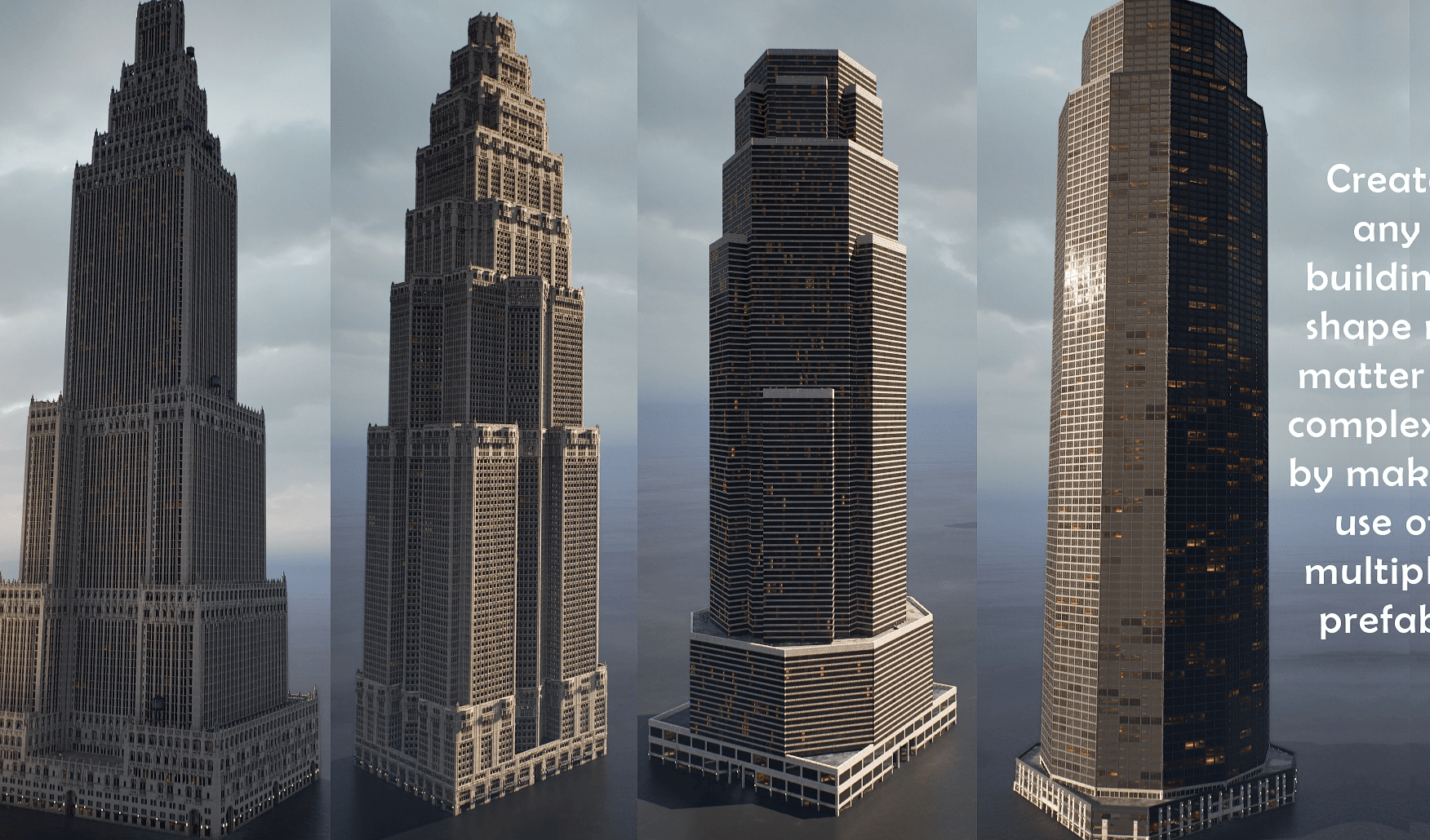 【UE5】程序化建筑生成器专业版 – Procedural Building Generator Pro