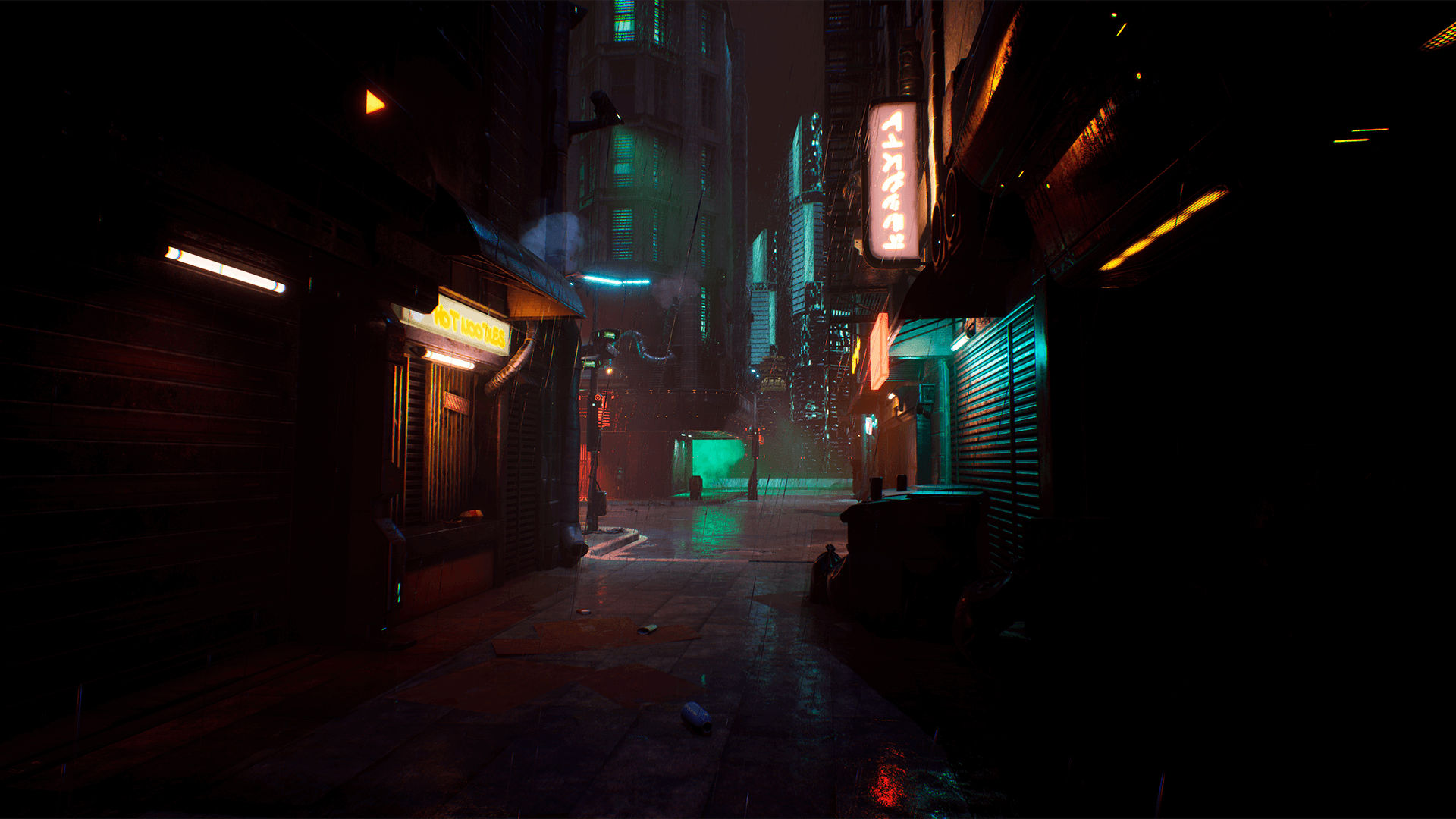 【UE4/5】赛博朋克街区-CYBERPUNK STREET