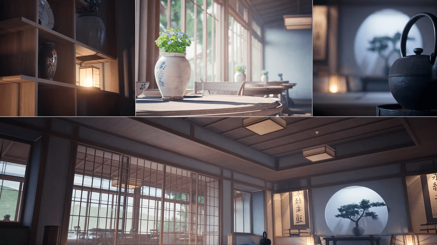 【UE4/5】日式庭院-Ryokan [Japanese Courtyard]