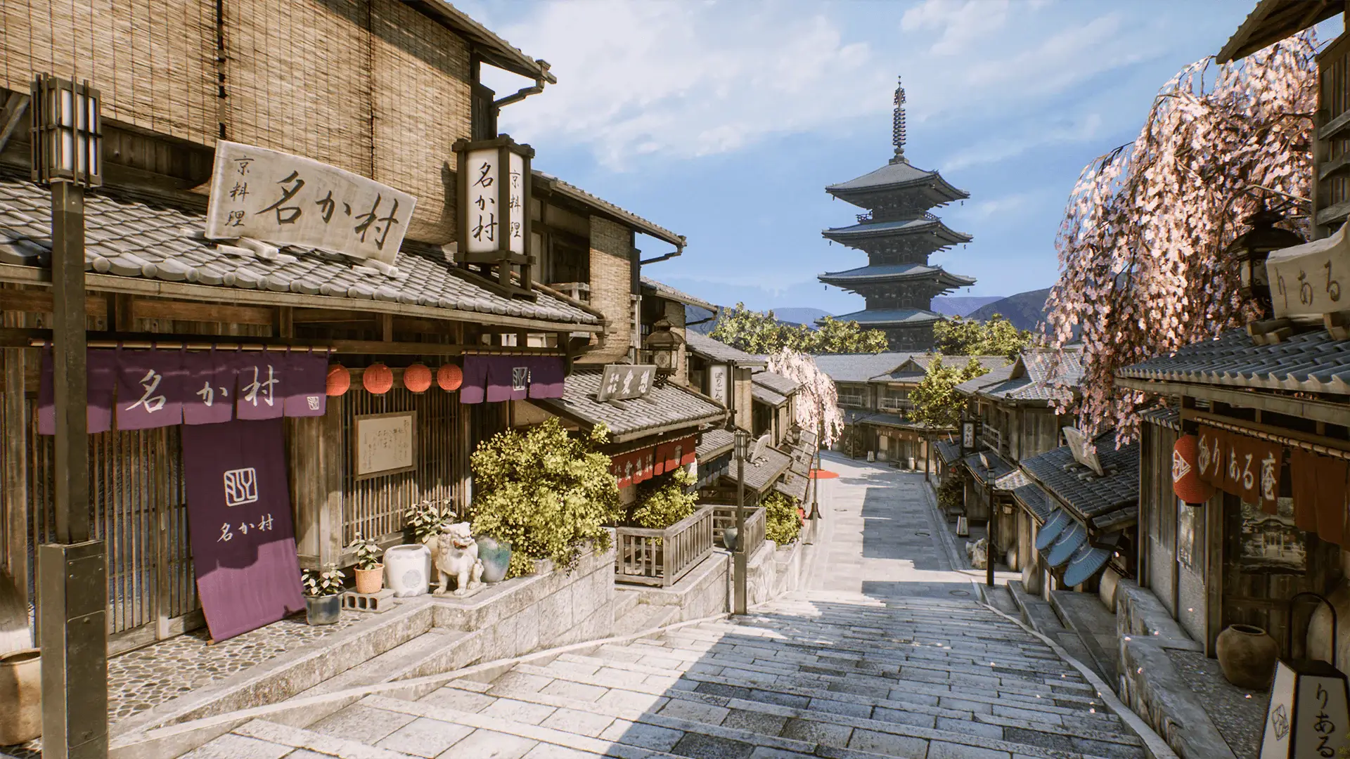 【UE4/5】日本京都-Kyoto Alley