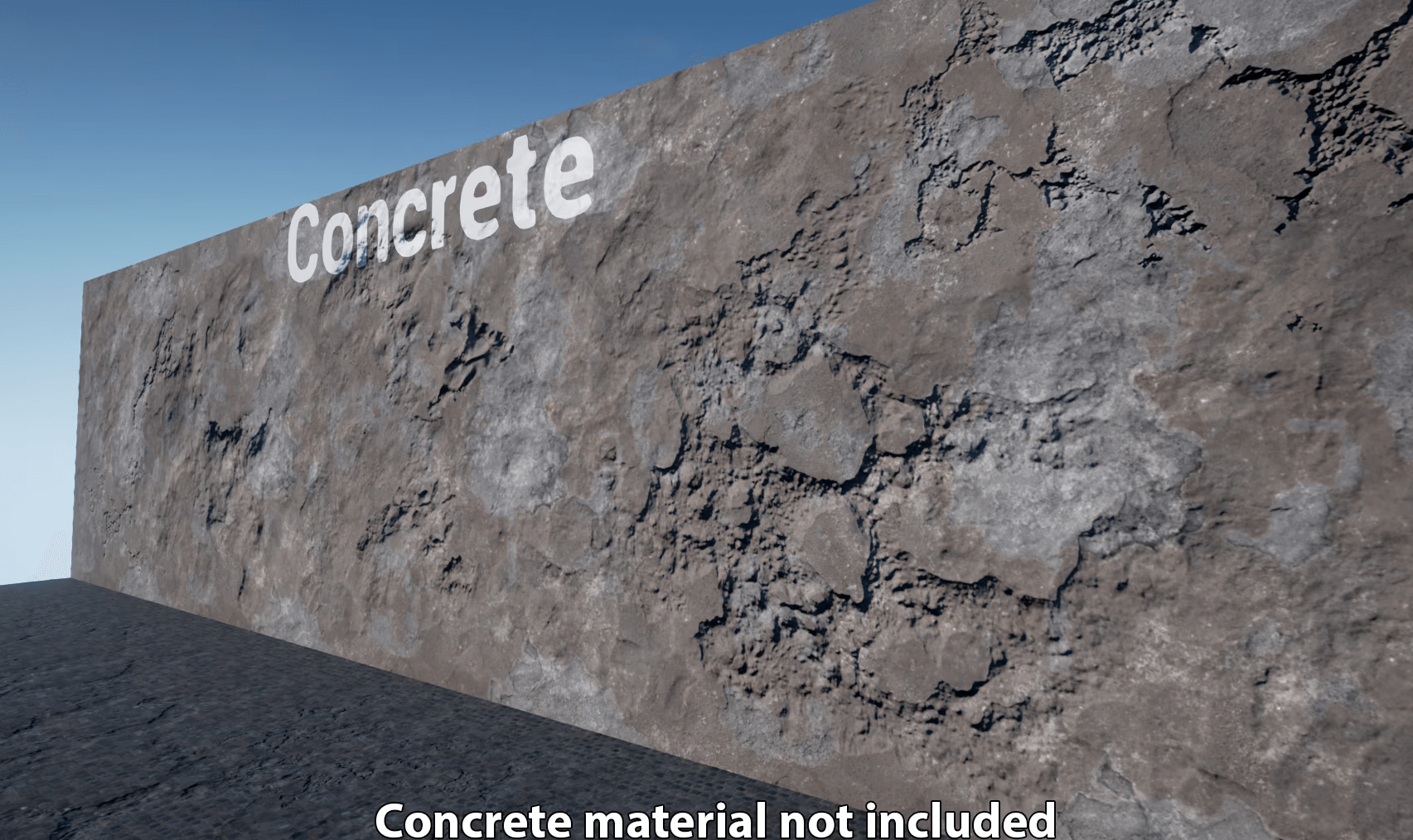 【UE4/5】法线凹凸墙壁地面破损贴花材质-Normal Damage Decals