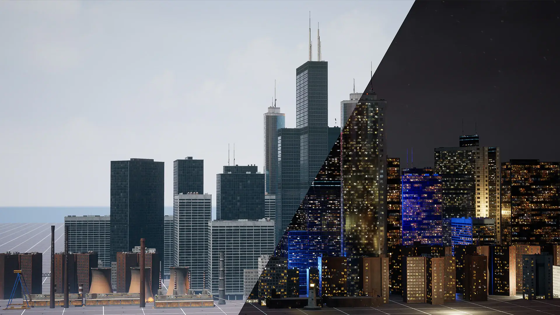 【UE4/5】现代城市建筑大楼-Vista Buildings