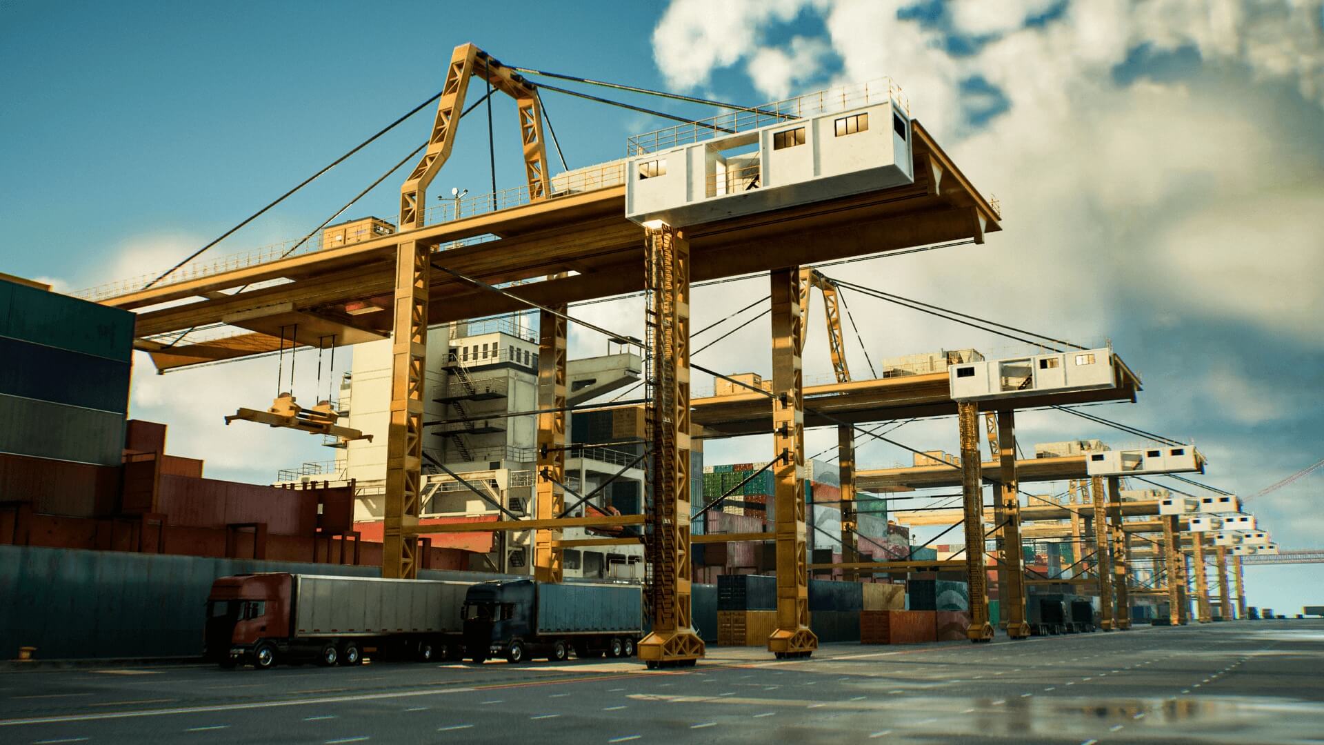 【UE5】模块化运输港口 – HAWKNEST – Shipping Port (Modular)