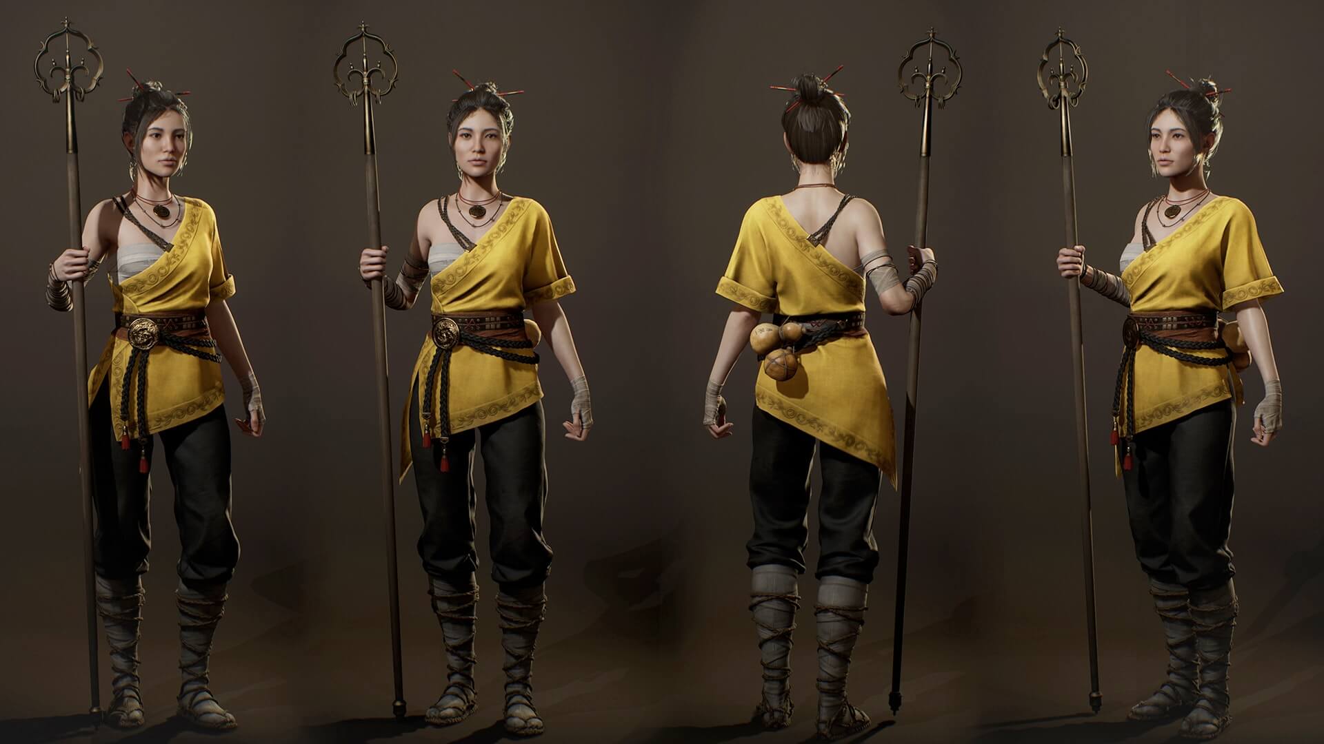 【UE5】女和尚武僧 – Girl Monk v001