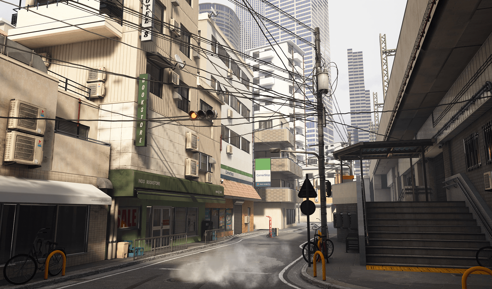 【UE4/5】大型现代化城市-Modular Urban City Asset Megapack
